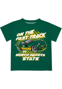 Vive La Fete North Dakota State Bison Infant Fast Track Short Sleeve T-Shirt Green