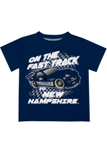 New Hampshire Wildcats Infant Fast Track Short Sleeve T-Shirt Blue