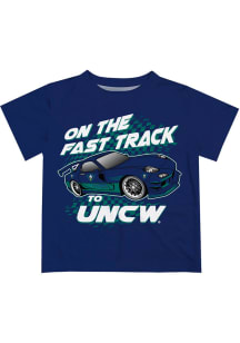 UNCW Seahawks Infant Fast Track Short Sleeve T-Shirt Teal