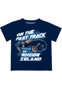 Rhode Island Rams Infant Fast Track Short Sleeve T-Shirt Navy Blue