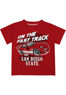 San Diego State Aztecs Infant Fast Track Short Sleeve T-Shirt Red