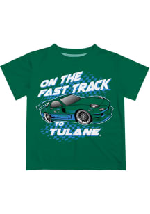 Tulane Green Wave Infant Fast Track Short Sleeve T-Shirt Green