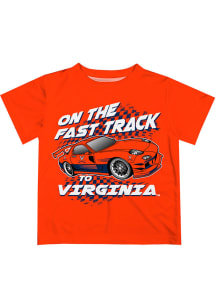 Vive La Fete Virginia Cavaliers Infant Fast Track Short Sleeve T-Shirt Orange