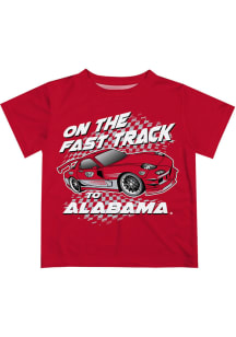 Alabama Crimson Tide Toddler Red Fast Track Short Sleeve T-Shirt