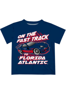 Florida Atlantic Owls Toddler Blue Fast Track Short Sleeve T-Shirt