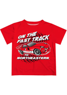 Northeastern Huskies Toddler Red Fast Track Short Sleeve T-Shirt