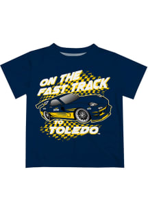 Toledo Rockets Toddler Blue Fast Track Short Sleeve T-Shirt