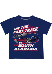 South Alabama Jaguars Toddler Blue Fast Track Short Sleeve T-Shirt