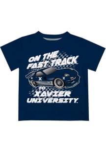 Xavier Musketeers Toddler Blue Fast Track Short Sleeve T-Shirt