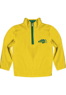 Vive La Fete North Dakota State Bison Toddler Gold Impressions Long Sleeve Qtr Zip