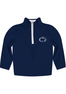 Toddler Penn State Nittany Lions Navy Blue Vive La Fete Impressions Design Long Sleeve Qtr Zip