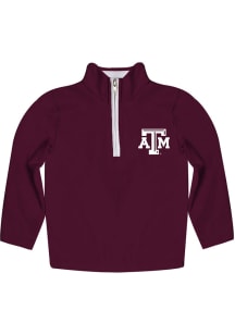 Vive La Fete Texas A&amp;M Aggies Toddler Maroon Impressions Long Sleeve Qtr Zip