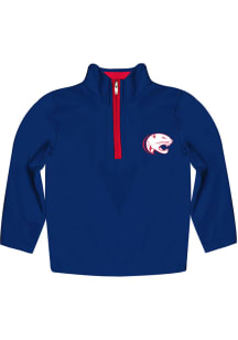 Vive La Fete South Alabama Jaguars Toddler Blue Impressions Long Sleeve Qtr Zip