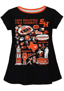 Vive La Fete Sam Houston State Bearkats Toddler Girls  Impressions Short Sleeve T-Shirt