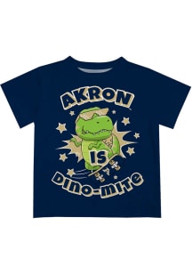 Akron Zips Infant Dino-Mite Short Sleeve T-Shirt Blue