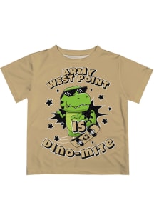 Army Black Knights Infant Dino-Mite Short Sleeve T-Shirt Gold