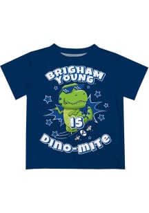Vive La Fete BYU Cougars Infant Dino-Mite Short Sleeve T-Shirt Blue