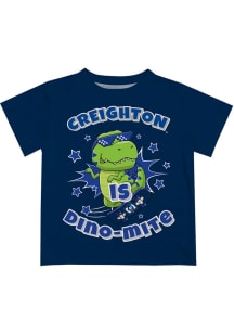 Creighton Bluejays Infant Dino-Mite Short Sleeve T-Shirt Blue
