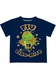 FIU Panthers Infant Dino-Mite Short Sleeve T-Shirt Blue