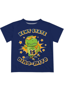Kent State Golden Flashes Infant Dino-Mite Short Sleeve T-Shirt Blue