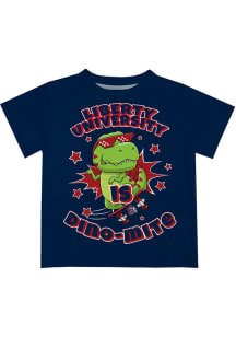 Liberty Flames Infant Dino-Mite Short Sleeve T-Shirt Red