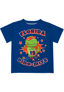 Vive La Fete Florida Gators Infant Dino-Mite Short Sleeve T-Shirt Blue