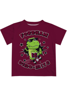 Fordham Rams Toddler Maroon Dino-Mite Short Sleeve T-Shirt