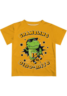 Grambling State Tigers Toddler Gold Dino-Mite Short Sleeve T-Shirt