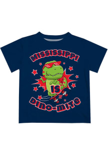 Ole Miss Rebels Toddler Blue Dino-Mite Short Sleeve T-Shirt