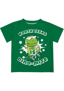 North Texas Mean Green Toddler Green Dino-Mite Short Sleeve T-Shirt