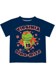 Virginia Cavaliers Toddler Blue Dino-Mite Short Sleeve T-Shirt
