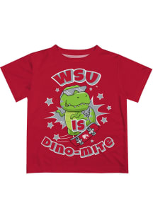 Washington State Cougars Toddler Red Dino-Mite Short Sleeve T-Shirt