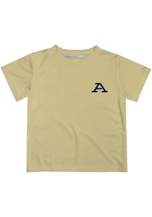 Vive La Fete Akron Zips Toddler Gold Impressions Short Sleeve T-Shirt