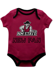 Vive La Fete New Mexico State Aggies Baby Crimson New Fan Short Sleeve One Piece