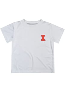 Vive La Fete Illinois Fighting Illini Toddler White Impressions Short Sleeve T-Shirt