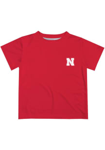 Toddler Nebraska Cornhuskers Red Vive La Fete Impressions Short Sleeve T-Shirt