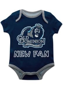 Old Dominion Monarchs Baby Navy Blue New Fan Short Sleeve One Piece
