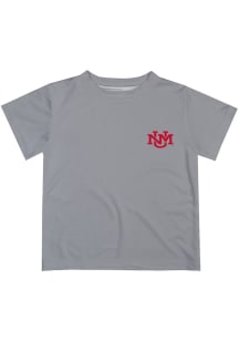 Vive La Fete New Mexico Lobos Toddler Grey Impressions Short Sleeve T-Shirt