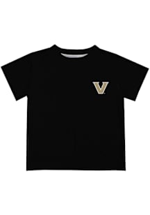 Vive La Fete Vanderbilt Commodores Toddler Black Impressions Short Sleeve T-Shirt