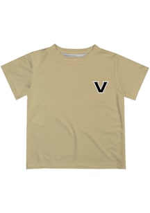 Vive La Fete Vanderbilt Commodores Toddler Gold Impressions Short Sleeve T-Shirt