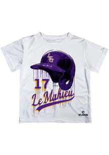 DJ LeMahieu LSU Tigers Infant Dripping Helmet Short Sleeve T-Shirt White