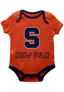 Syracuse Orange Baby Orange New Fan Short Sleeve One Piece