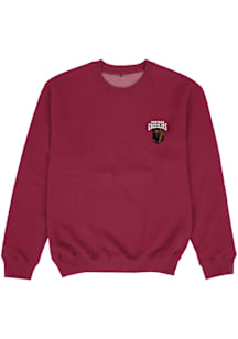Vive La Fete Montana Grizzlies Youth Maroon Impressions Long Sleeve Crew Sweatshirt
