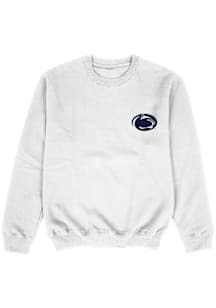 Vive La Fete Penn State Nittany Lions Youth White Impressions Long Sleeve Crew Sweatshirt