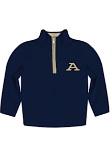 Vive La Fete Akron Zips Youth Blue Impressions Long Sleeve Quarter Zip Shirt