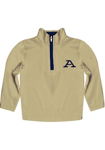 Vive La Fete Akron Zips Youth Gold Impressions Long Sleeve Quarter Zip Shirt