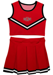 Arkansas State Red Wolves Toddler Girls Red Ashley 2 Pc Sets Cheer