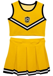 Fort Hays State Tigers Toddler Girls Gold Ashley 2 Pc Sets Cheer