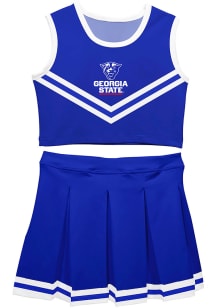 Georgia State Panthers Toddler Girls Blue Ashley 2 Pc Sets Cheer