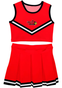 Illinois State Redbirds Toddler Girls Red Ashley 2 Pc Sets Cheer